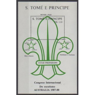 Acheter ce bloc-feuillet de Saint-Thomas et Prince de l'année 1988 (No BF63).