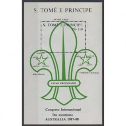 Saint-Thomas et Prince - 1988 - No BF63 - Scoutisme