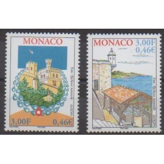 Acheter cette série de timbres de Monaco de l'année 2001 (No 2298/2299).