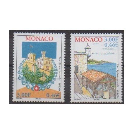 Monaco - 2001 - No 2298/2299 - Europa