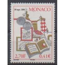 Monaco - 2001 - Nb 2306 - Coins, Banknotes Or Medals