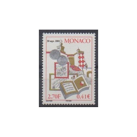 Monaco - 2001 - No 2306 - Monnaies, billets ou médailles