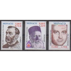 Monaco - 2001 - No 2314/2316 - Célébrités