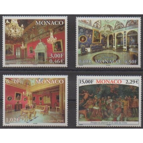 Monaco - 2001 - Nb 2310/2313 - Castles
