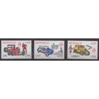 Acheter cette série de timbres de Monaco de l'année 2000 (No 2276/2278).