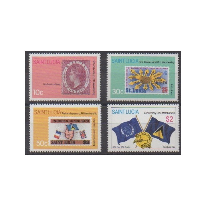 Acheter cette série de timbres de Sainte-Lucie de l'année 1981 (No 551/554).