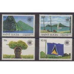 St. Lucia - 1983 - Nb 582/585 - Various Historics Themes