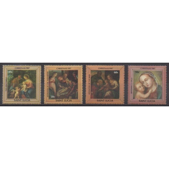 Buy this set of stamps of St. Lucia of the year 1987 (Nb 878/881).