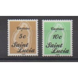 Sainte-Lucie - 1988 - No 917/918