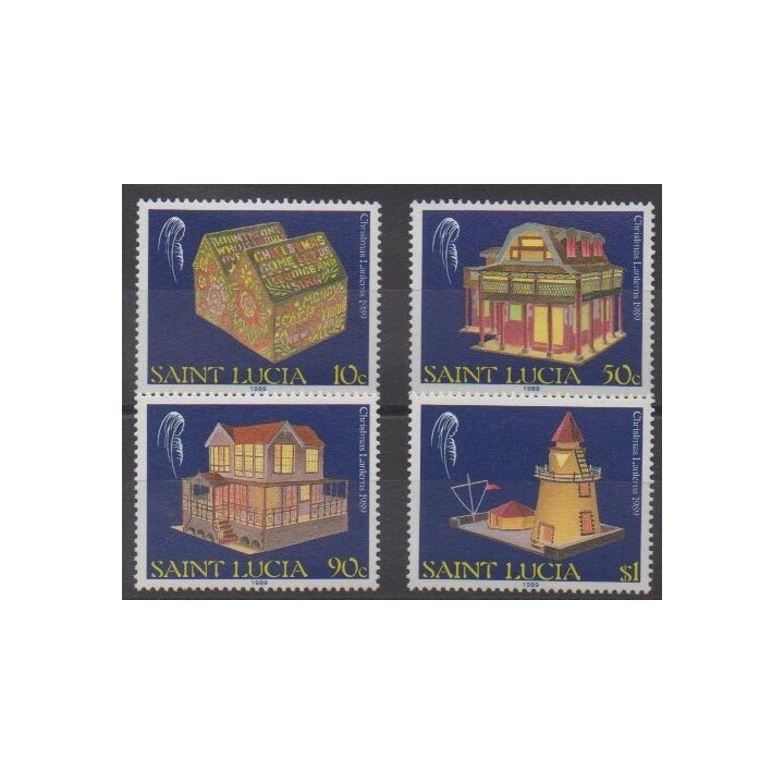 Acheter cette série de timbres de Sainte-Lucie de l'année 1989 (No 932/935).