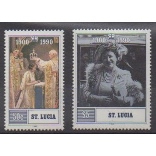 Acheter cette série de timbres de Sainte-Lucie de l'année 1990 (No 958/959).