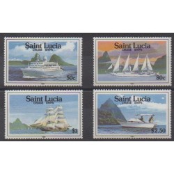 St. Lucia - 1991 - Nb 965/968 - Boats