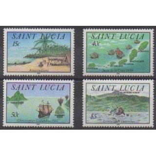 Buy this set of stamps of St. Lucia of the year 1992 (Nb 981/984).