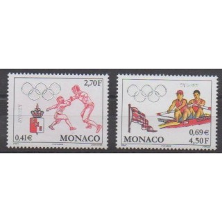 Buy this set of stamps of Monaco of the year 2000 (Nb 2261/2262).