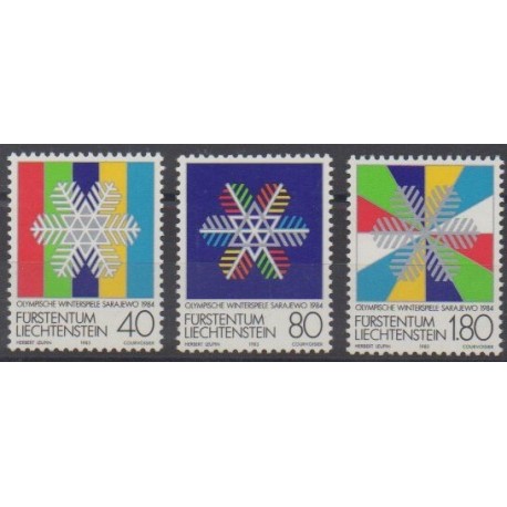 Lienchtentein - 1983 - Nb 775/777 - Winter Olympics