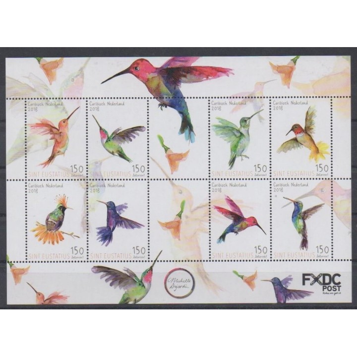 Buy this set of stamps of Caribbean Netherlands of the year 2018 (Nb 63/70).