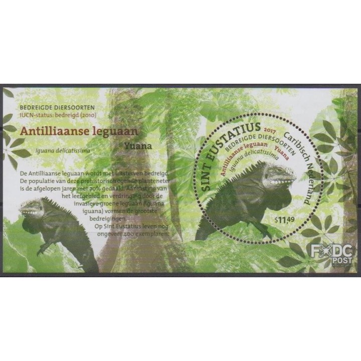 Acheter ce bloc-feuillet des Pays-Bas caribéens de l'année 2017 (No BF2).