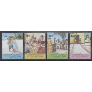 Acheter cette série de timbres des îles Caïmans  de l'année 2000 (No 868/871).