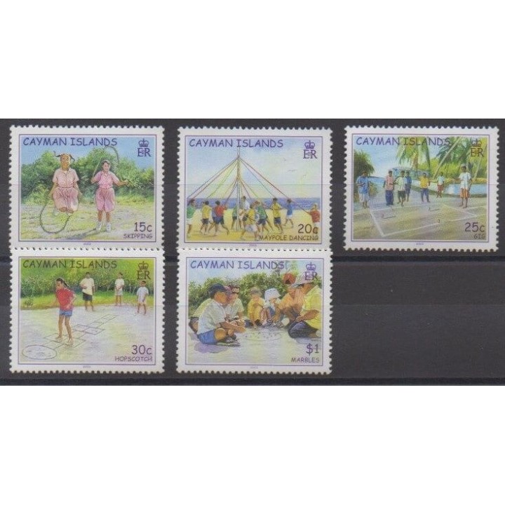 Acheter cette série de timbres des îles Caïmans  de l'année 2003 (No 928/932).
