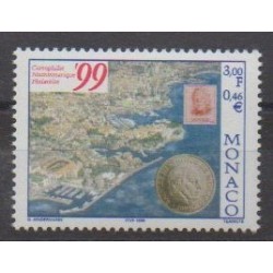 Monaco - 1999 - No 2218 - Monnaies, billets ou médailles