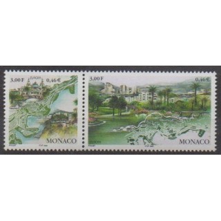 Buy this set of stamps of Monaco of the year 1999 (Nb 2203/2204).