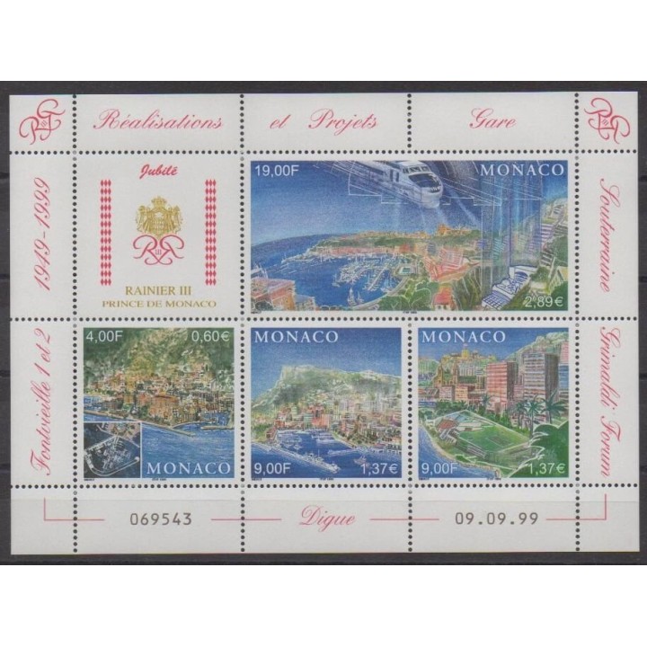 Buy this set of stamps of Monaco of the year 1999 (Nb 2221/2224).