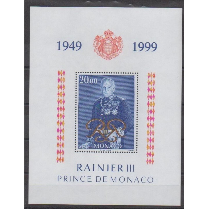 Buy this souvenir sheet  of Monaco of the year 1999 (Nb BF82).