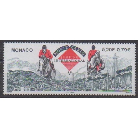 Monaco - 1999 - No 2198 - Chevaux - Sports divers