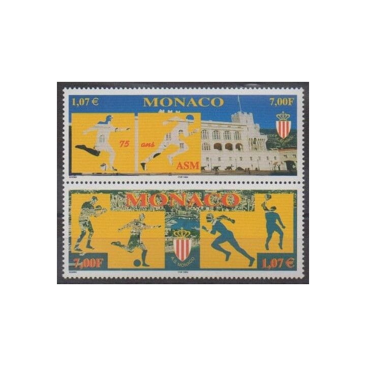 Acheter cette série de timbres de Monaco de l'année 1999 (No 2196/2197).