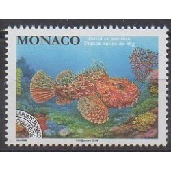 Monaco - Préoblitérés - 2014 - No P116 - Animaux marins