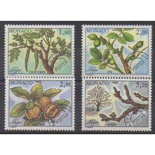 Acheter cette série de timbres de Monaco de l'année 1992 (No P110/P113).