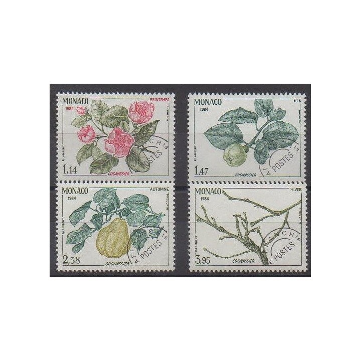 Acheter cette série de timbres de Monaco de l'année 1984 (No P82/P85).