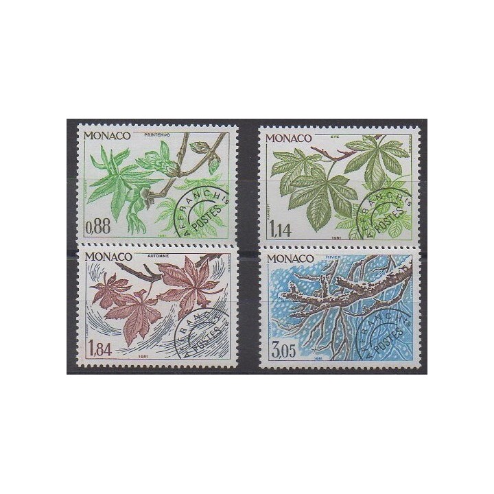 Acheter cette série de timbres de Monaco de l'année 1981 (No P70/P73).