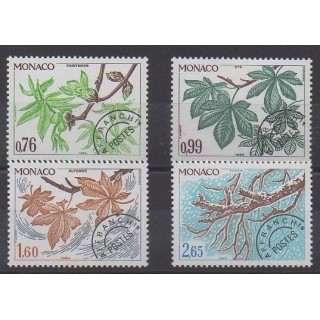 Acheter cette série de timbres de Monaco de l'année 1980 (No P66/P69).