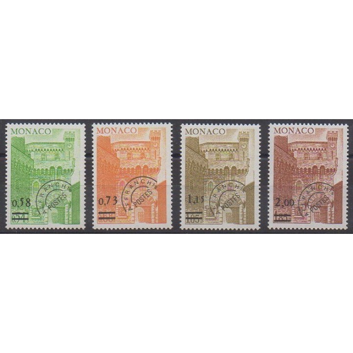 Acheter cette série de timbres de Monaco de l'année 1978 (No P50/P53).
