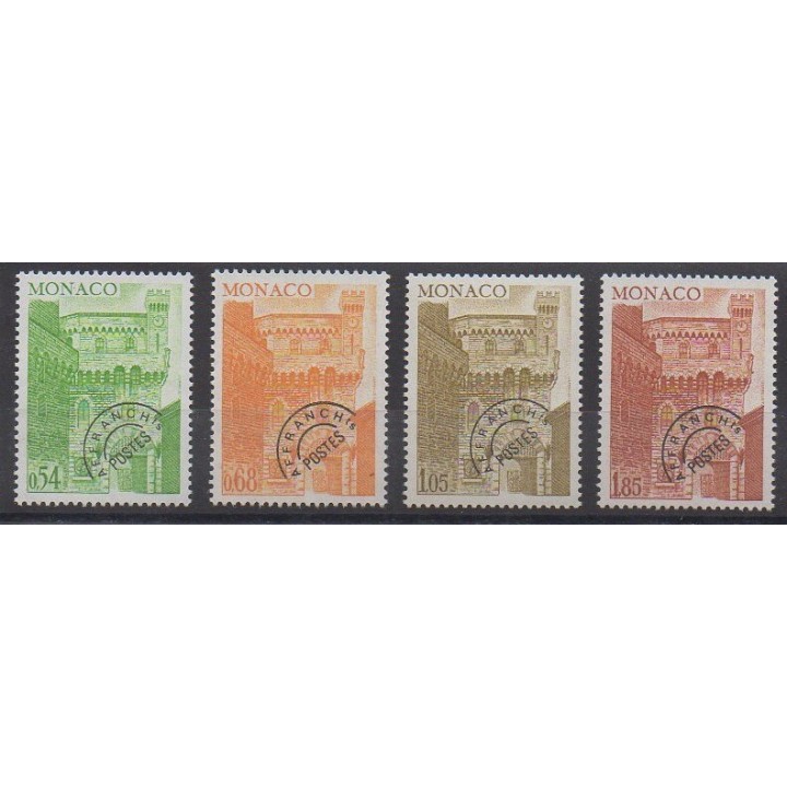 Acheter cette série de timbres de Monaco de l'année 1977 (No P46/P49).