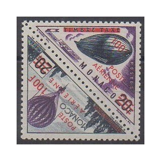 Acheter ces timbres de poste aérienne monégasque de l'année 1956 (No PA61/PA62).