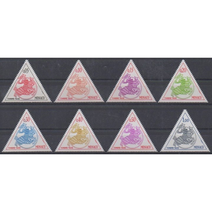 Acheter cette série de timbres de Monaco  de l'année 1980 (No T63/T70).