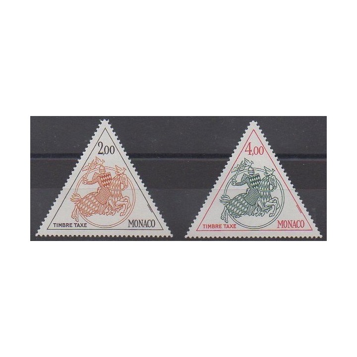 Acheter cette série de timbres de Monaco  de l'année 1982 (No T71/T72).