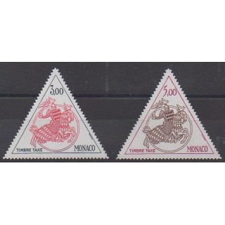 Acheter cette série de timbres de Monaco  de l'année 1983 (No T73/T74).
