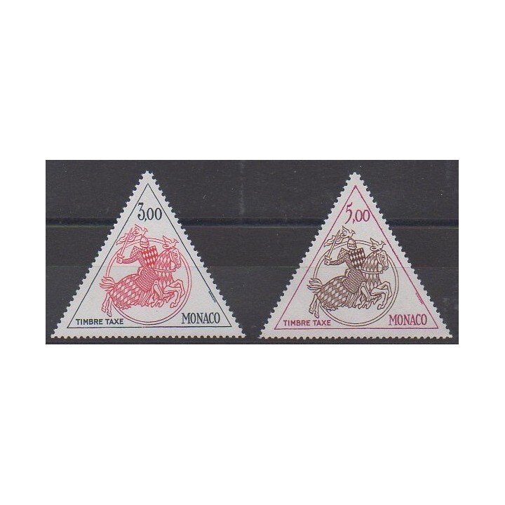 Acheter cette série de timbres de Monaco  de l'année 1983 (No T73/T74).