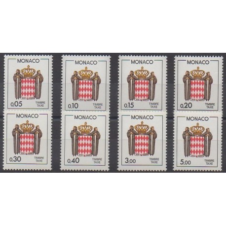 Monaco - Postage due - 1985 - Nb T75/T82