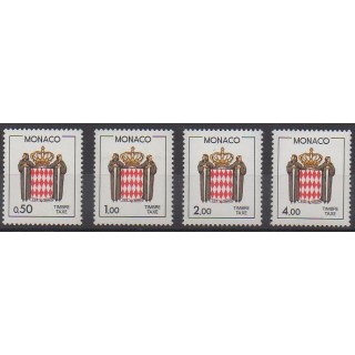 Buy this set of stamps of Monaco of the year 1986 (Nb T83/T86).