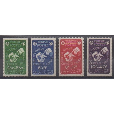 Tunisia - 1947 - Nb 320/323