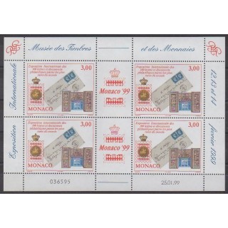 Buy this souvenir sheet  of Monaco of the year 1999 (Nb F2190).