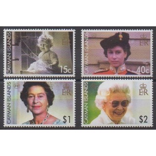 Acheter cette série de timbres des îles Caïmans  de l'année 2006 (No 1009/1012).