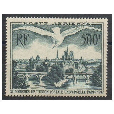 France - Poste aérienne - 1947 - No PA20 - Neuf avec charnière