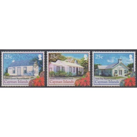 Cayman ( Islands) - 2014 - Nb 1234/1236 - Churches