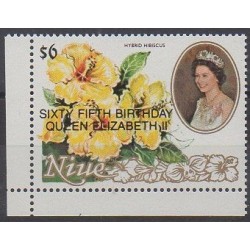Niue - 1991 - No 565 - Fleurs - Royauté - Principauté