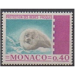 Monaco - 1970 - Nb 815 - Mamals - Endangered species - WWF